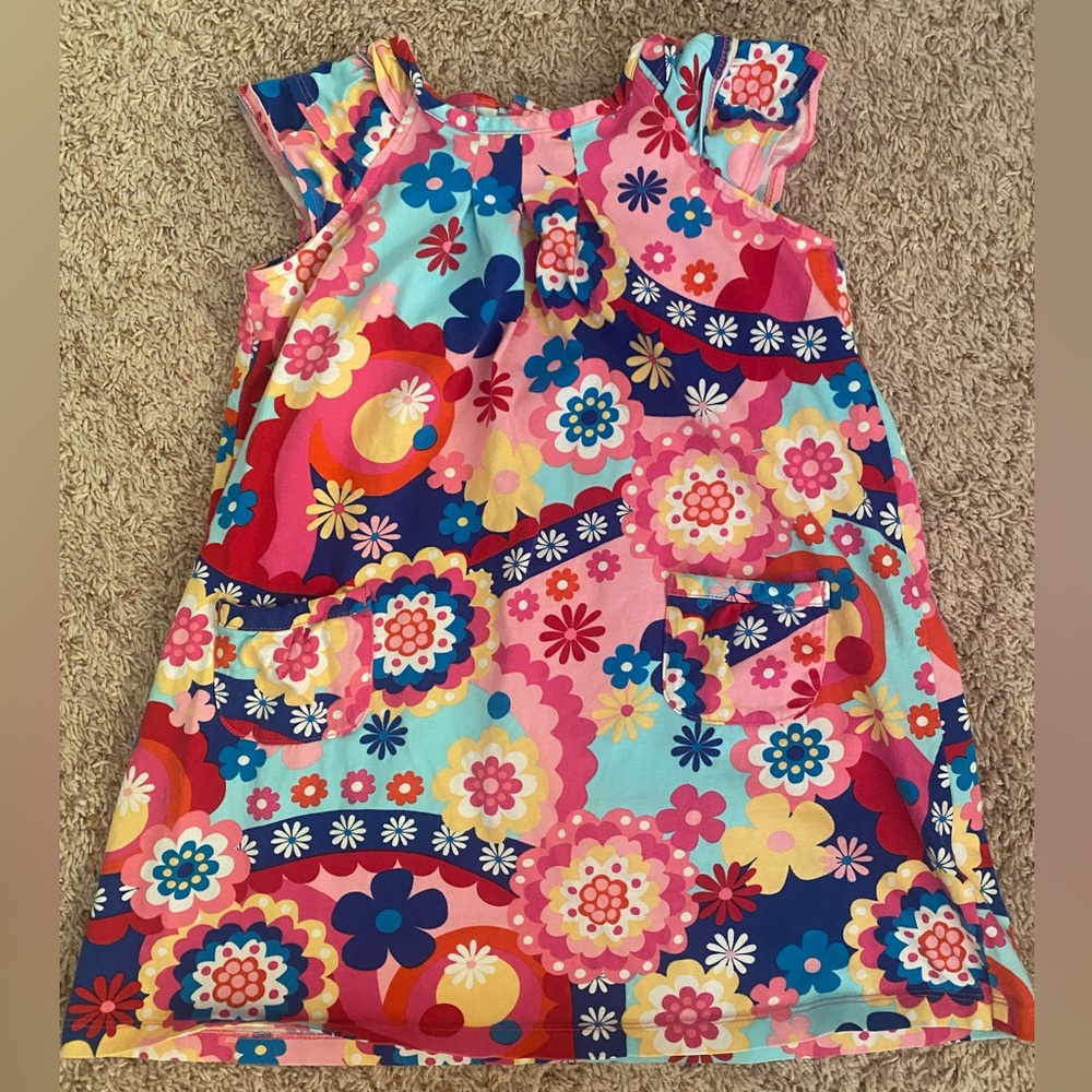 Hanna Andersson dress, size 110 (5 years), excellent used condition